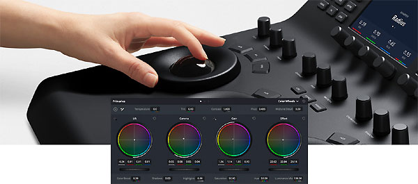 Blackmagic DaVinci Resolve Trackballs