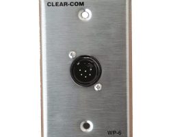 Clear-Com WP-6 Intercom Outlet Wall Plate