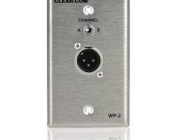 Clear-Com WP-2 Intercom Outlet Wall Plate