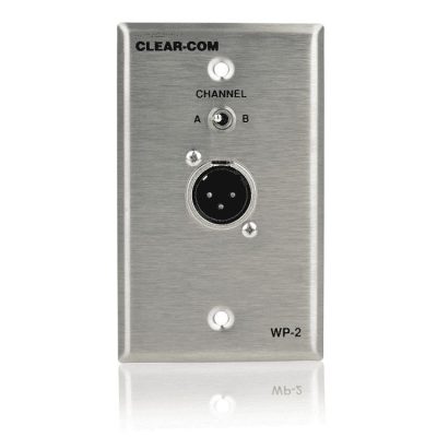 Clear-Com WP-2 Intercom Outlet Wall Plate