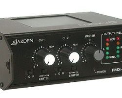 Azden FMX-22 2-Channel Portable Microphone Mixer