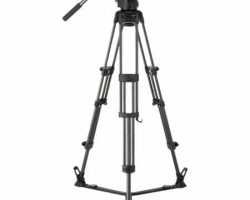 Libec RSP-750C 2-Stage Tripod with Floor Spreader (Carbon Pipe)