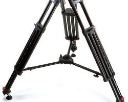 Sachtler OB 2000 single stage, heavy duty, flat base tripod