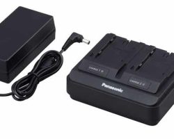 Panasonic AG-BRD50P Dual Battery Charger works with AG-VBR Battery Series