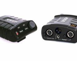Video Solutions BK-101 Single channel Electret button belt pack