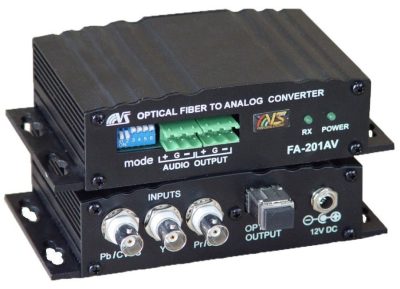 VideoSolutions FA-201AV Fiber Optic to Analog Converter