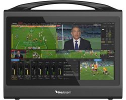 LiveStream Studio HD550 4K Compact and portable all-in-one live production switcher