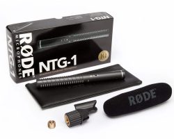 RODE NTG1 Lightweight Condenser Shotgun Microphone with Supercardiod polar pattern