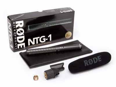 RODE NTG1 Lightweight Condenser Shotgun Microphone with Supercardiod polar pattern
