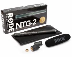 RODE NTG2 Multi-Powered Shotgun Microphone Two step High Pass Filter (Flat/80Hz)