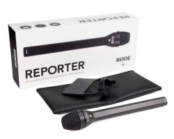 RODE Reporter Omnidirectional Interview Microphone Tailored for voice frequency response