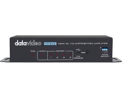 Datavideo VP-840 4K HDMI Distribution Amplifier 1x4 supports data rates up to 18Gpbs