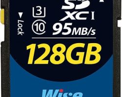 Wise 128GB SDXC™ UHS-I Memory Card