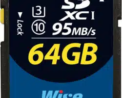 Wise SD1-64U3 64GB SDXC™ UHS-I Memory Card