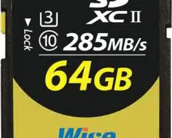 Wise 64GB SDXC™ UHS-II Memory Card