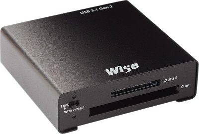 Wise CSD2 Combo Card Reader - USB 3.1 Gen2