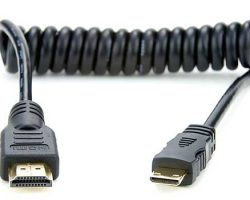 Atomos Coiled Mini HDMI to Full HDMI Cable