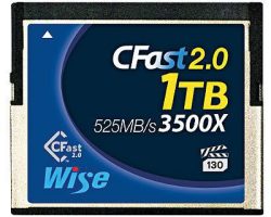 Wise CFA-10240 1TB CFast 2.0 Memory Card