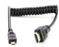 ATOMOS Coiled Micro HDMI to Full HDMI Cable