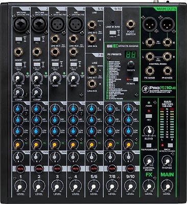 Mackie ProFX10v3 10-Channel Professional Effects Mixer