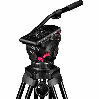 Cartoni Focus 12 Red Lock Mid Level Aluminum Tripod