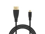 Micro HDMI Male D to HDMI Male A Cable