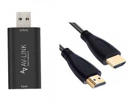 HDMI Video Capture Card with HDMI Cable