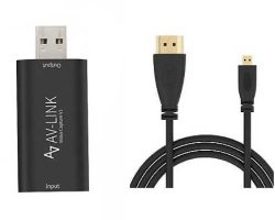 AV-LINK V1 HDMI Video Capture Card w/ Micro-HDMI Cable