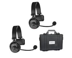 CAME-TV WAERO Duplex Digital Wireless Headset Communication System with Hardcase 2 Pack