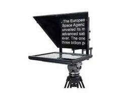 Teleprompter with monitor
