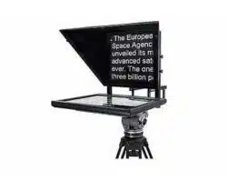Teleprompter with monitor