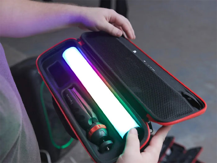 MT Pro Designed with Built-in Neodymium Magnets and Two 1/4-20 Inch Screw Mounts to Mount the Compact Mini LED Light
