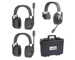 CAME-TV KUMINIK8 Mixed 2 Pack 1 Single Ear & 1 Dual Ear Headset