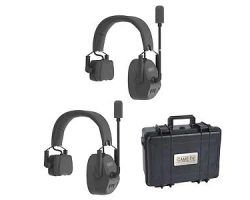 CAME-TV KUMINIK8 Duplex Digital Wireless Headset Single Ear 2 Pack