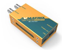 AVMATRIX Mini SC1221 HDMI to 3G-SDI Mini Converter