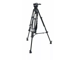 Miller 3770 CX14 Toggle 2-stage Alloy Tripod System with Mid-Level Spreader