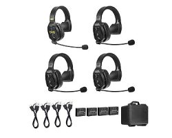 Saramoni WiTalk WT4S 4-Person Wireless Intercom Headset