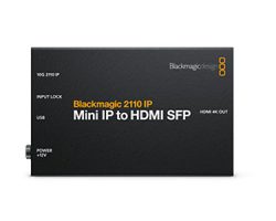 Blackmagic 2110 IP Mini IP to HDMI SFP Converter