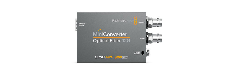 Blackmagic Mini Converter Optical Fiber 12G