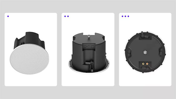 Nearity ASP100 Ceiling Speaker back cover design of the speaker provides enhanced protection