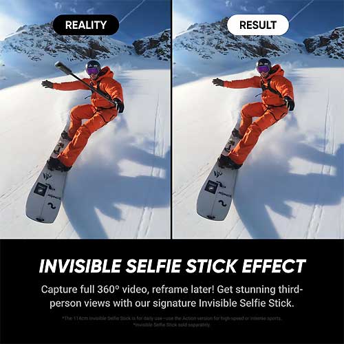 Insta360 X5 Invisible Selfie Stick