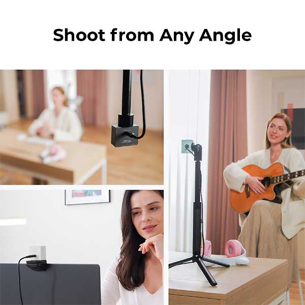 OBSBOT Meet SE Shoot from Any Angle(Choose Landscape or Portrait Mode)