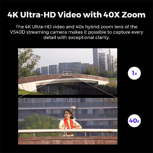Nearity V540D 4K Ultra-HD Video with 40X Zoom