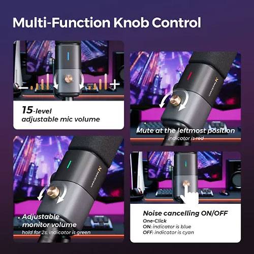NearStream AM20X Multifunctional Knob Control