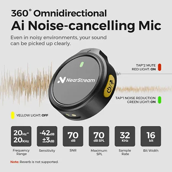 NearStream AWM25T Noise Reduction Technology