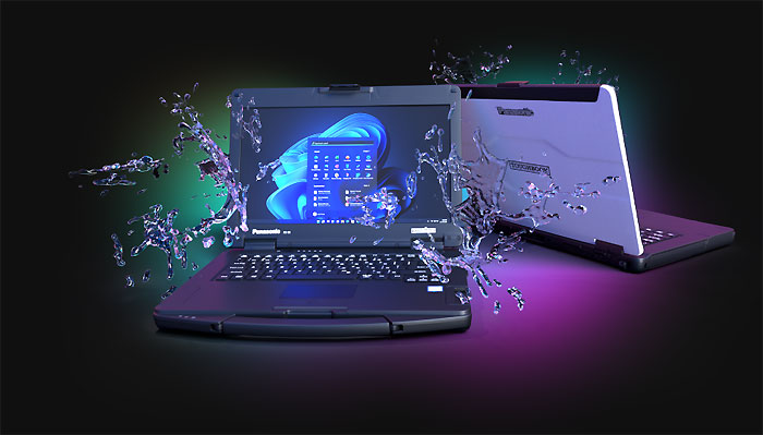 Panasonic Toughbook 55 Tested Water and Dust Proof Resistance